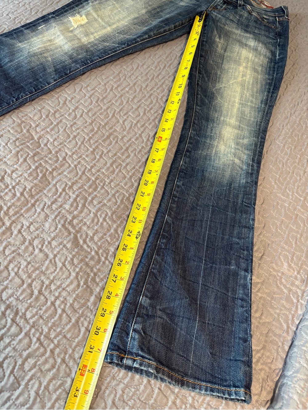 Lucky Brand Legend Boot Jeans Women’s 4/27 Bootcut Medium Wash Distressed - Picture 7 of 10
